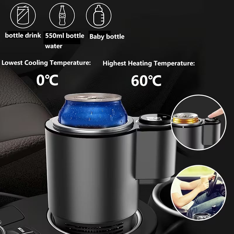 Smart Car Cup Holder with Heating & Cooling Function
