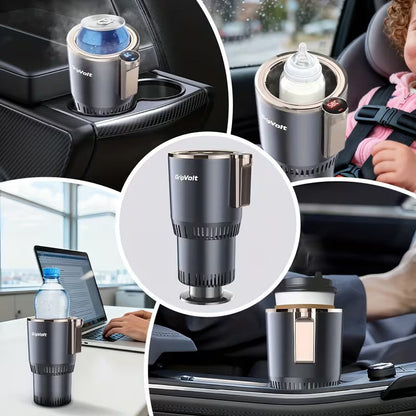 Smart Car Cup Holder with Heating & Cooling Function