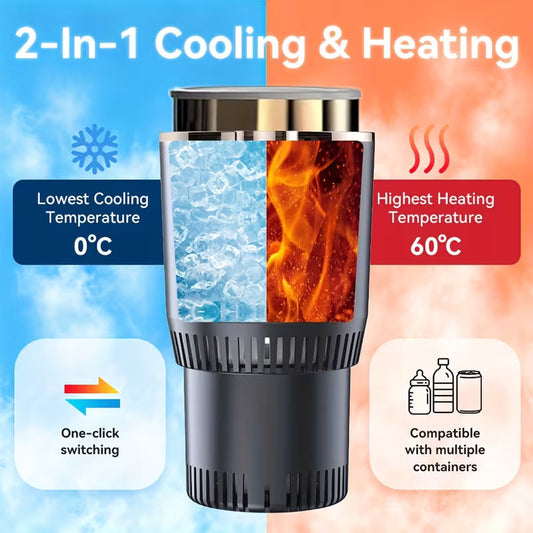 Smart Car Cup Holder with Heating & Cooling Function