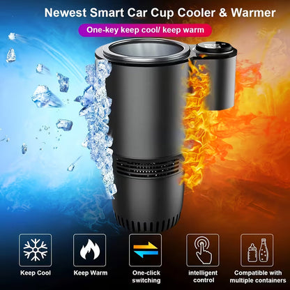 Smart Car Cup Holder with Heating & Cooling Function