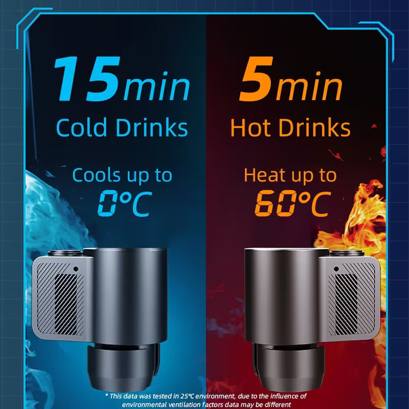 Smart Car Cup Holder with Heating & Cooling Function