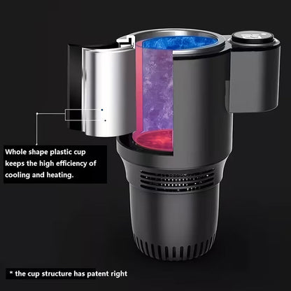 Smart Car Cup Holder with Heating & Cooling Function
