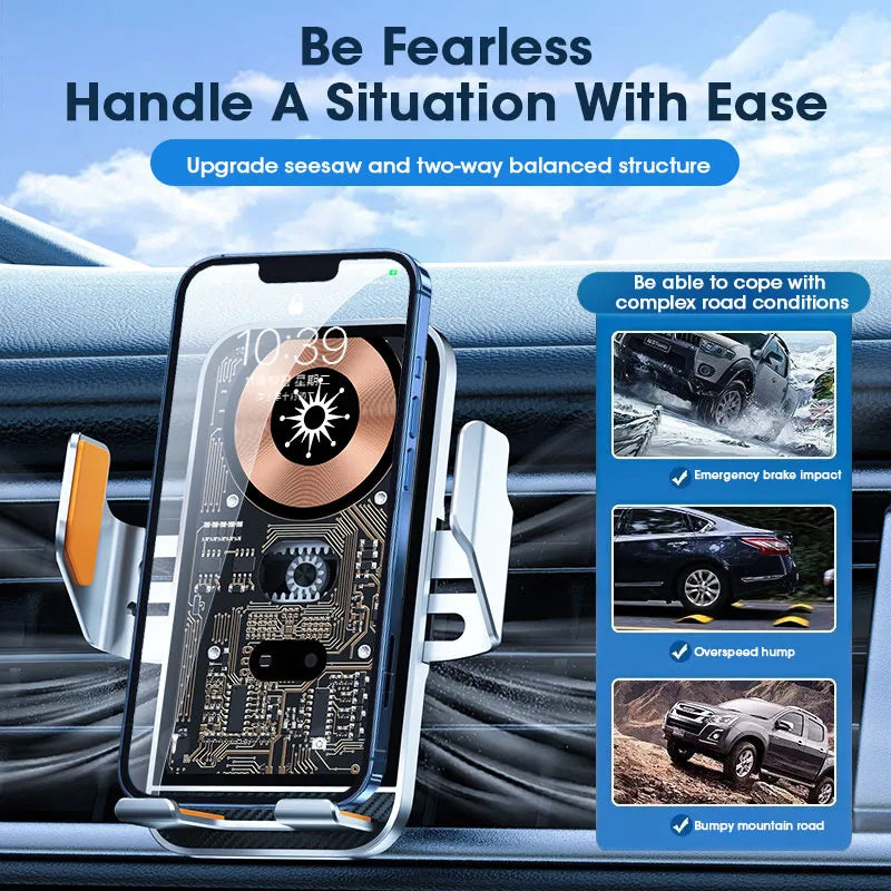 🧲Magnetic Wireless Car Charger Phone Holder